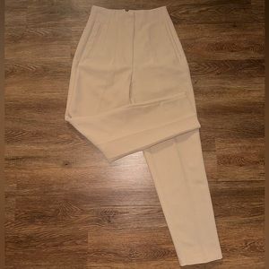 zara high waisted pant
